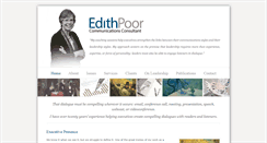 Desktop Screenshot of edithpoor.com