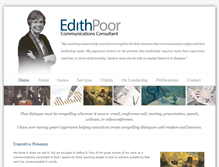 Tablet Screenshot of edithpoor.com